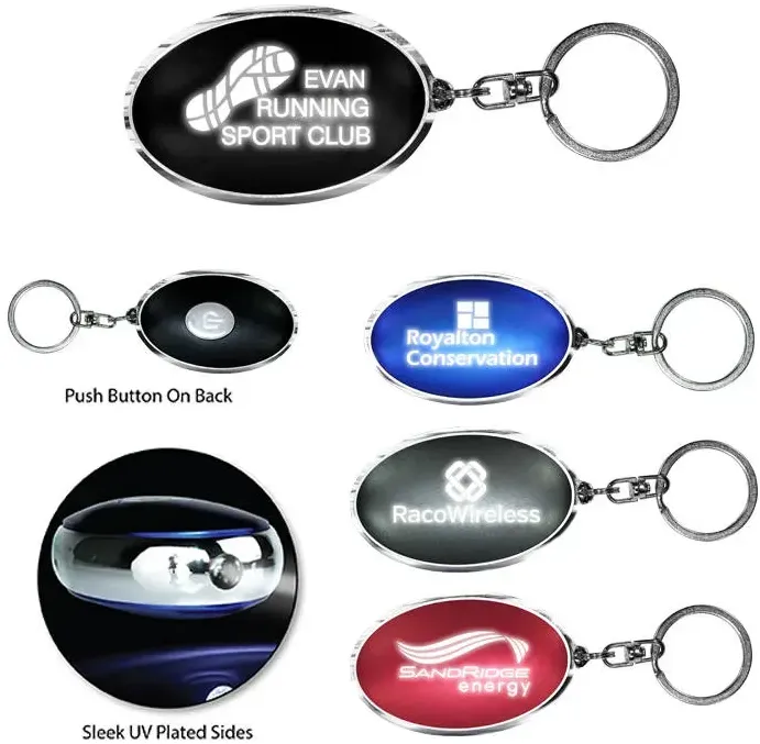 Customized Luminant Key Chain Torch with Engraved Imprint