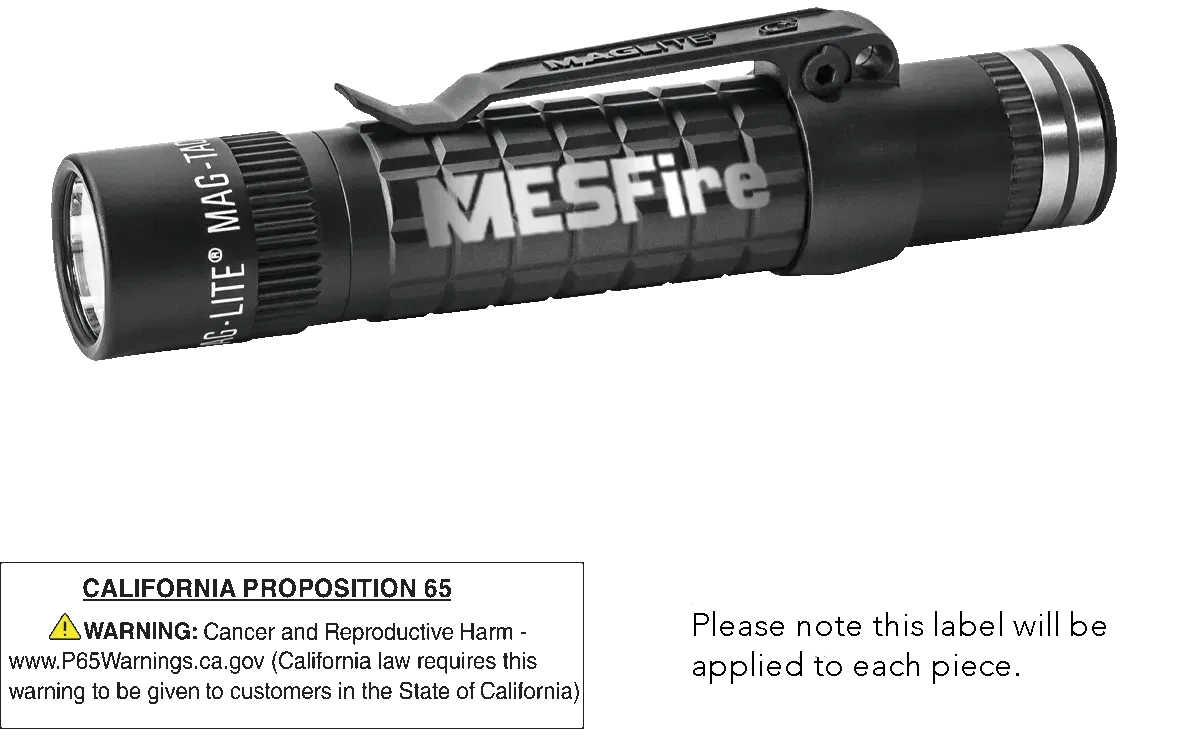 MAG-TAC LED Rechargeable Flashlight, Laser Engraved