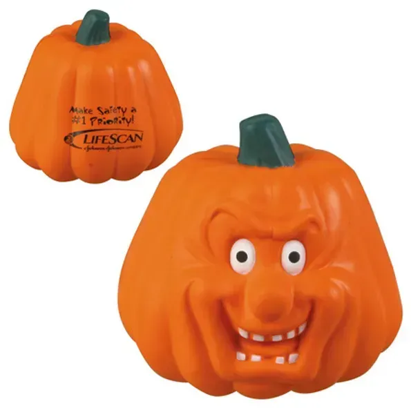 Custom Maniacal Pumpkin Stress Reliever