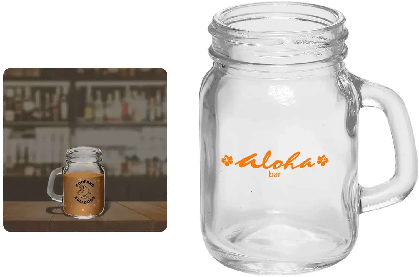 Custom Mason Jar Shot Glass