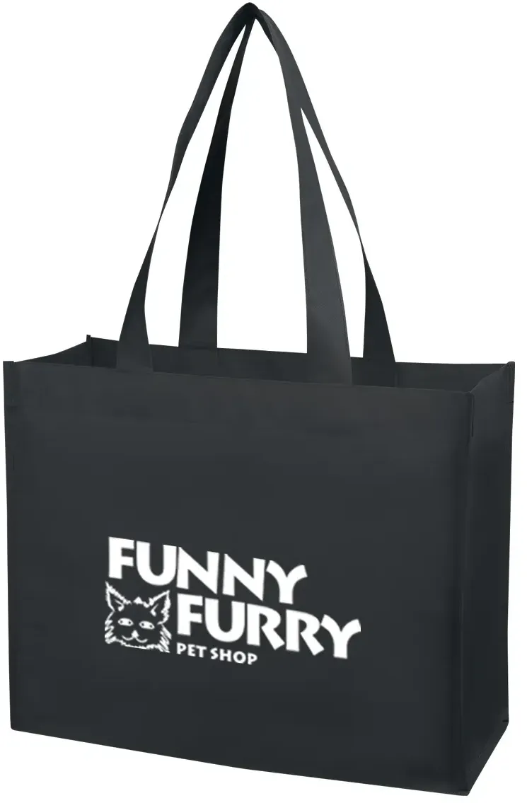 Matte Laminated Non-Woven Shopper Tote Bag