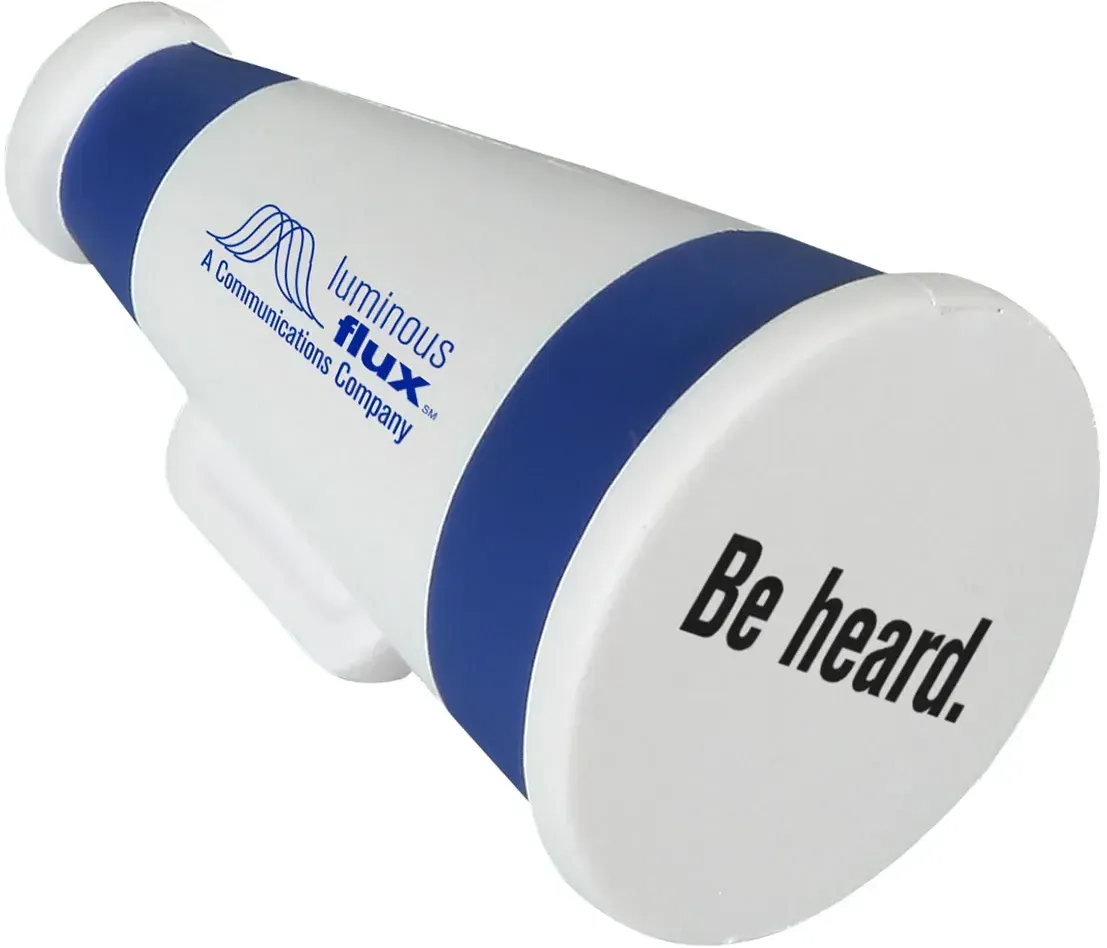 Branded Megaphone Stress Reliever