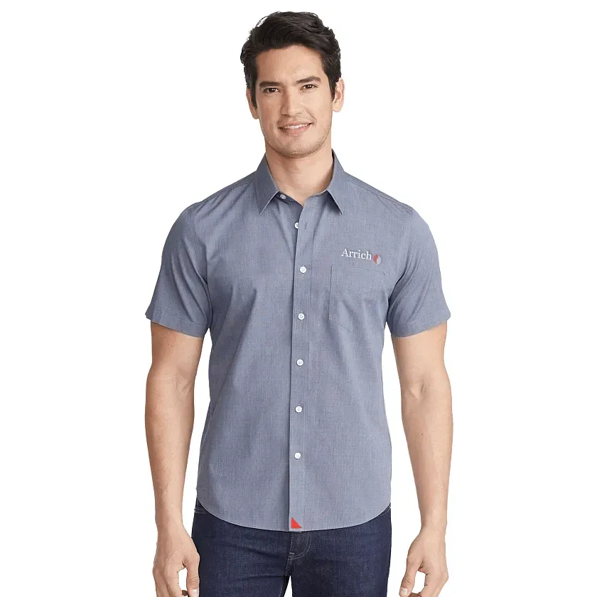 Custom UNTUCKit Petrus Wrinkle-Free Short Sleeve Shirt for Men