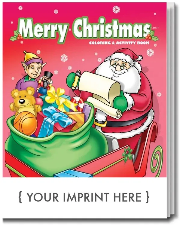 Merry Christmas Coloring & Activity Book