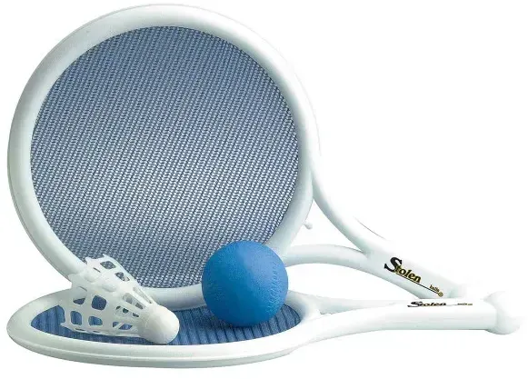 Mesh Paddle, Ball & Birdie Game