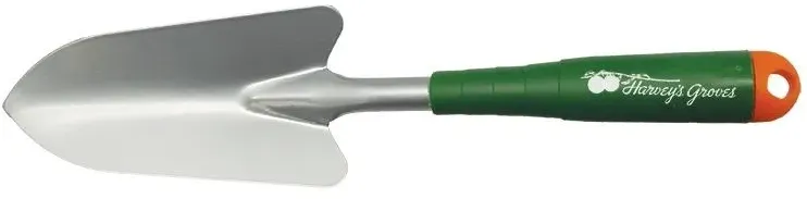 Metal Garden Hand Shovel with Green Handle