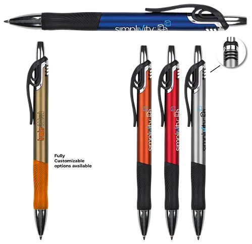 Custom Metallic Gripper Pen