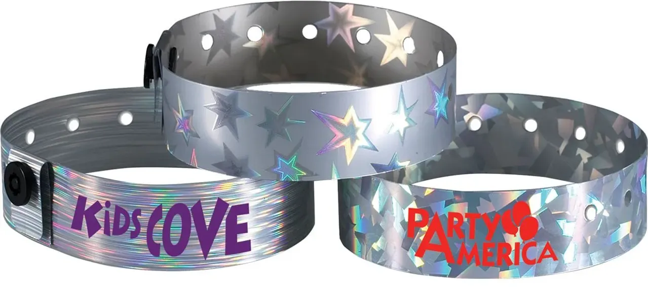 Custom Metallic Wristbands