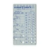 Metric Screw Checker & Thread Gauge (2mm to 7mm)