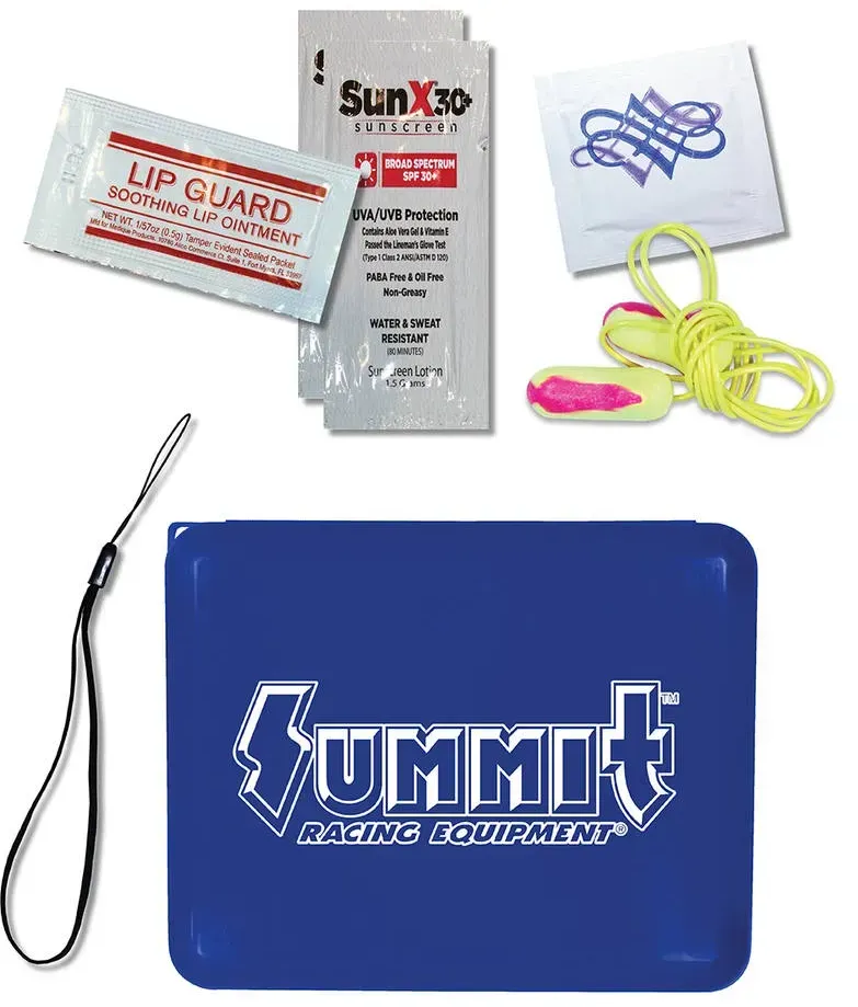 MicroHalt 4-Piece Race Kit with Carrying Strap - Promotional Health and Safety Kits for Events