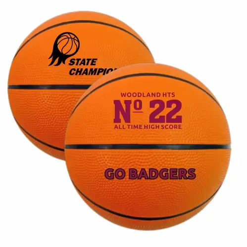 Mid-Size Rubber Basketball (7")