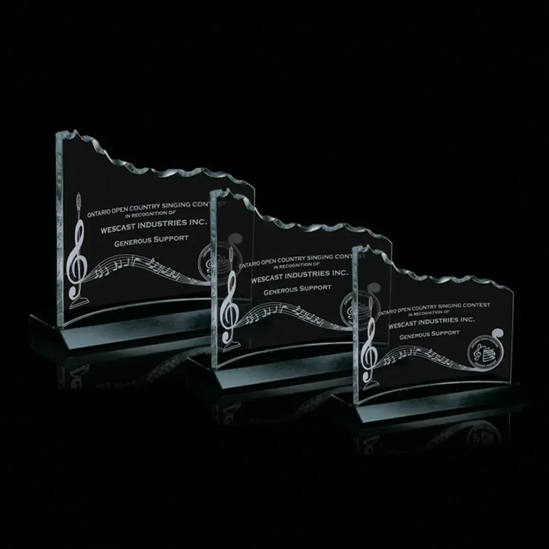 Elegant Custom Minden Curved Marble Awards