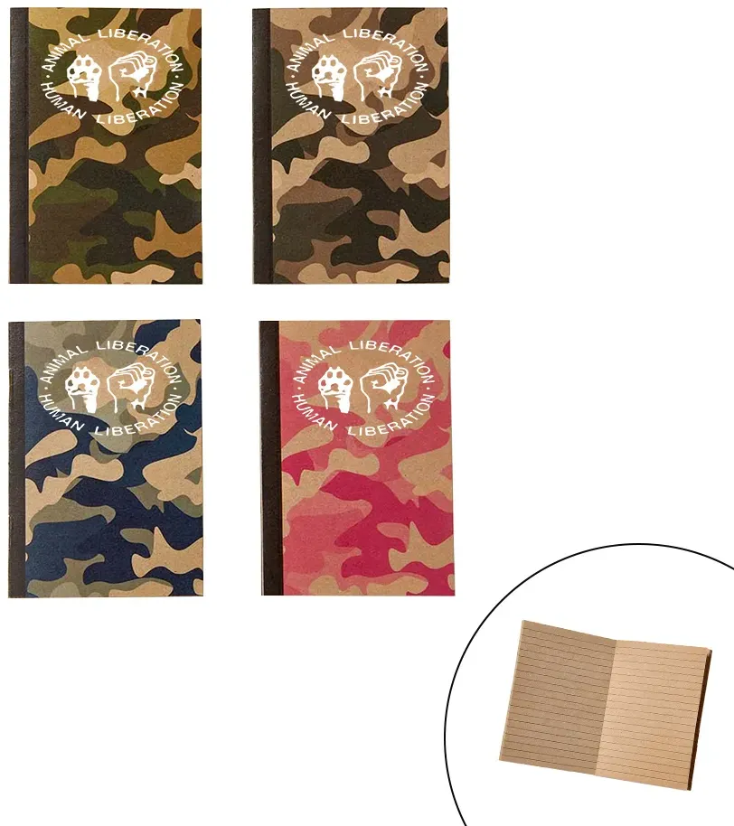 Customized Mini Camouflage Notebook