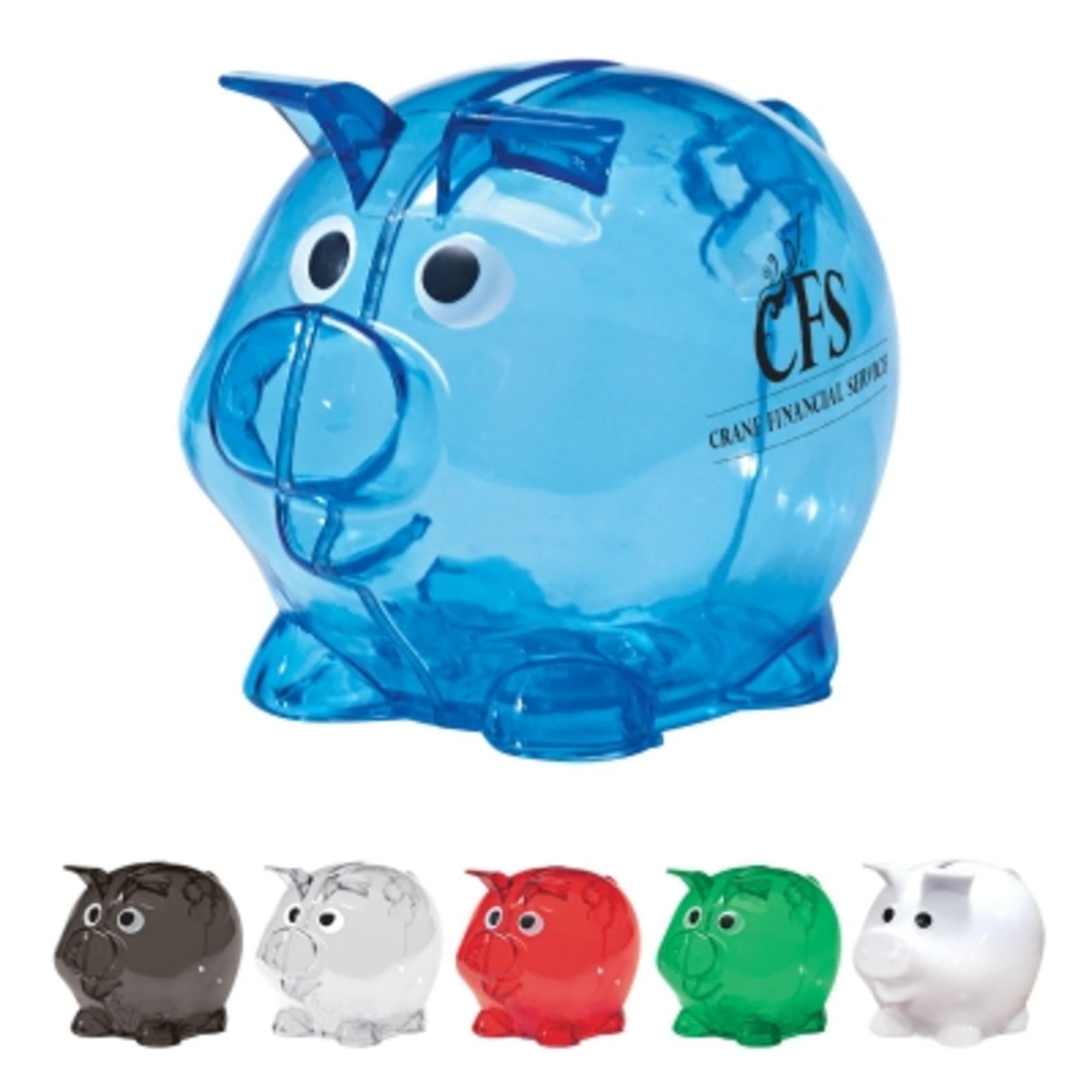 Logo Mini Plastic Piggy Bank