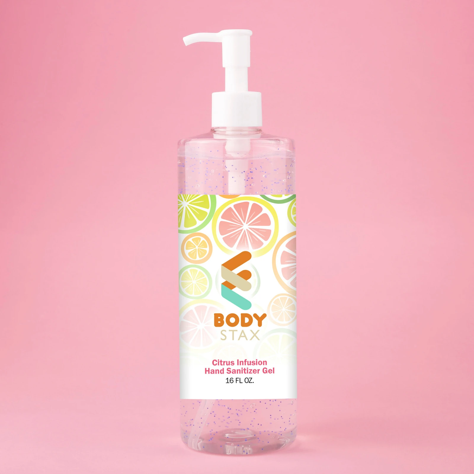 Moisturizing Sanitizer with Beads: 16 oz, pump