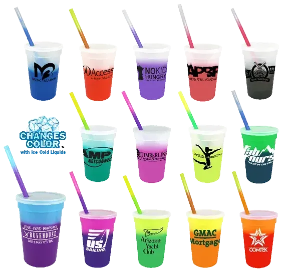 Mood 17 oz. Stadium Cup/Straw/Lid Set