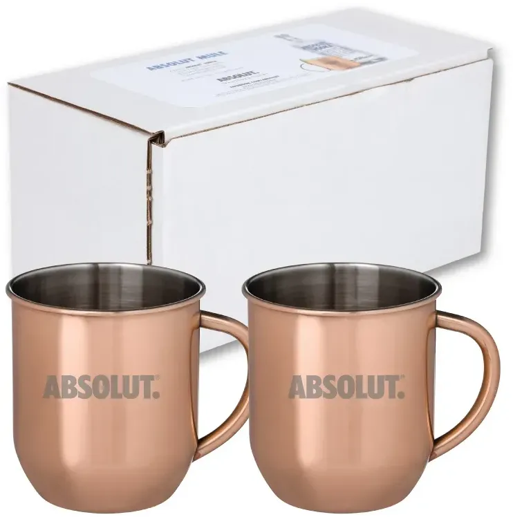 Custom Moscow Mule Mug Set - 2 Piece