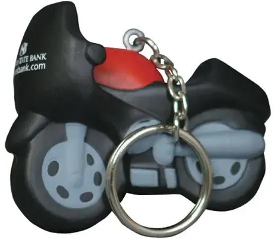 Custom Motorcycle Stress Reliever Key Chain