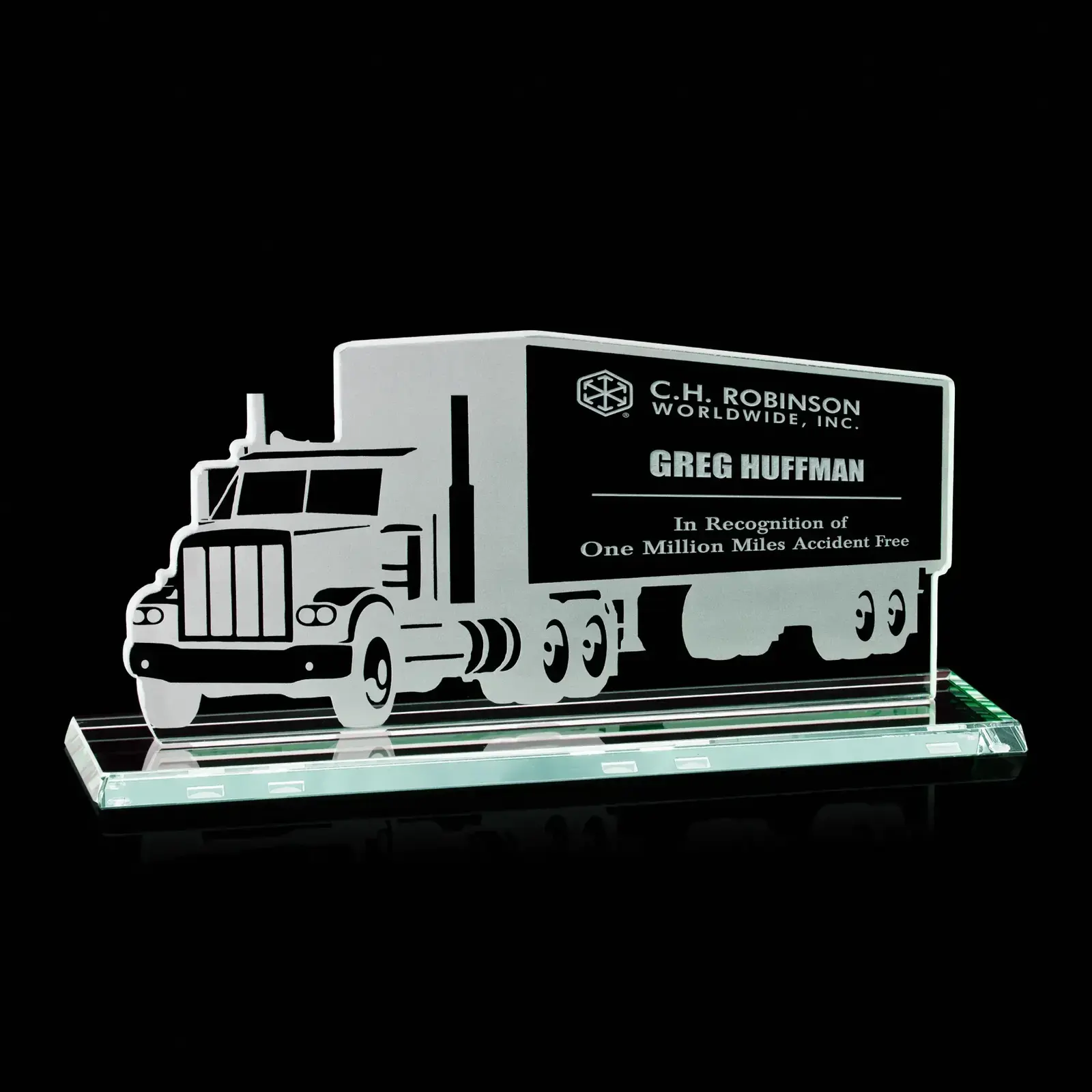 Custom Moving Truck Recognition Award