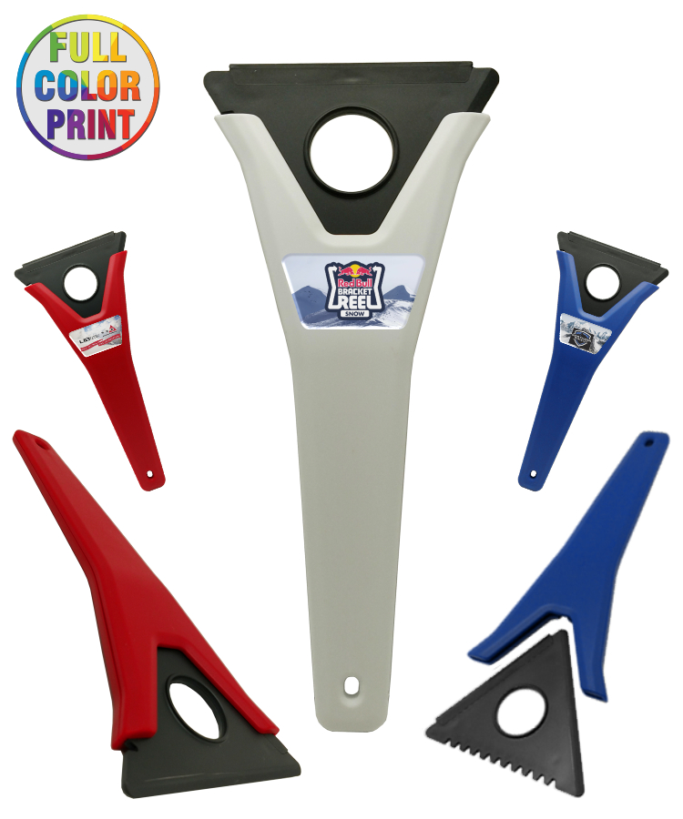 Multi-Blade Ice Scraper with Interchangeable Blades