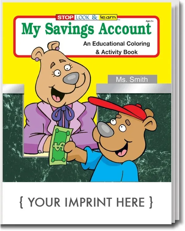 My Savings Account Coloring & Activity Book