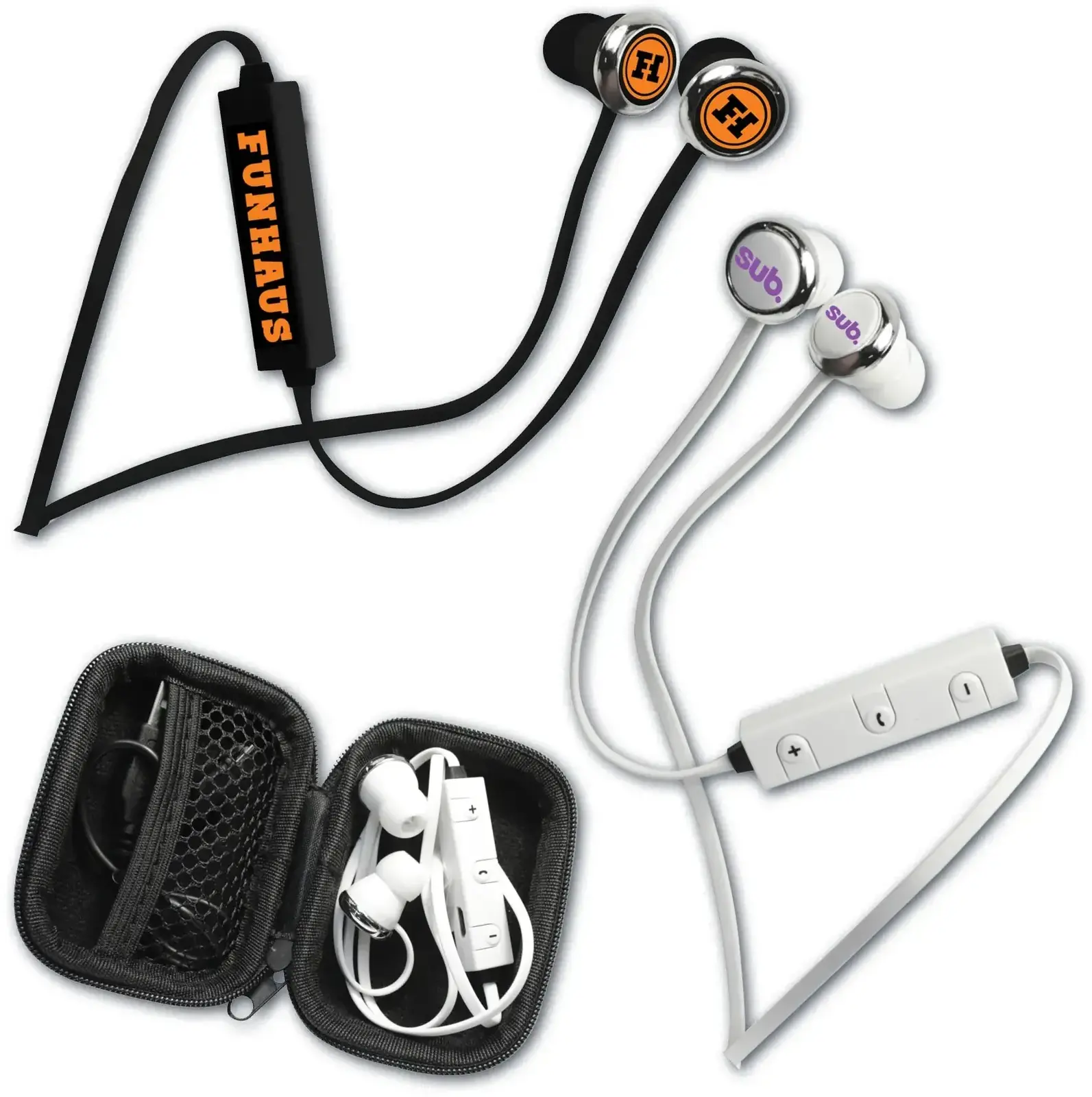 Premium Bluetooth Earbuds with Mic & Case for Best Sound Experience