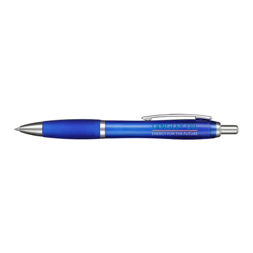 Personalized Nash Gel Pen with Soft-touch Grip and Click-Action - 0.5mm Tip