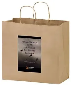 Natural Paper Carry-out Bag (13"x7"x12 3/4") - Color Evolution