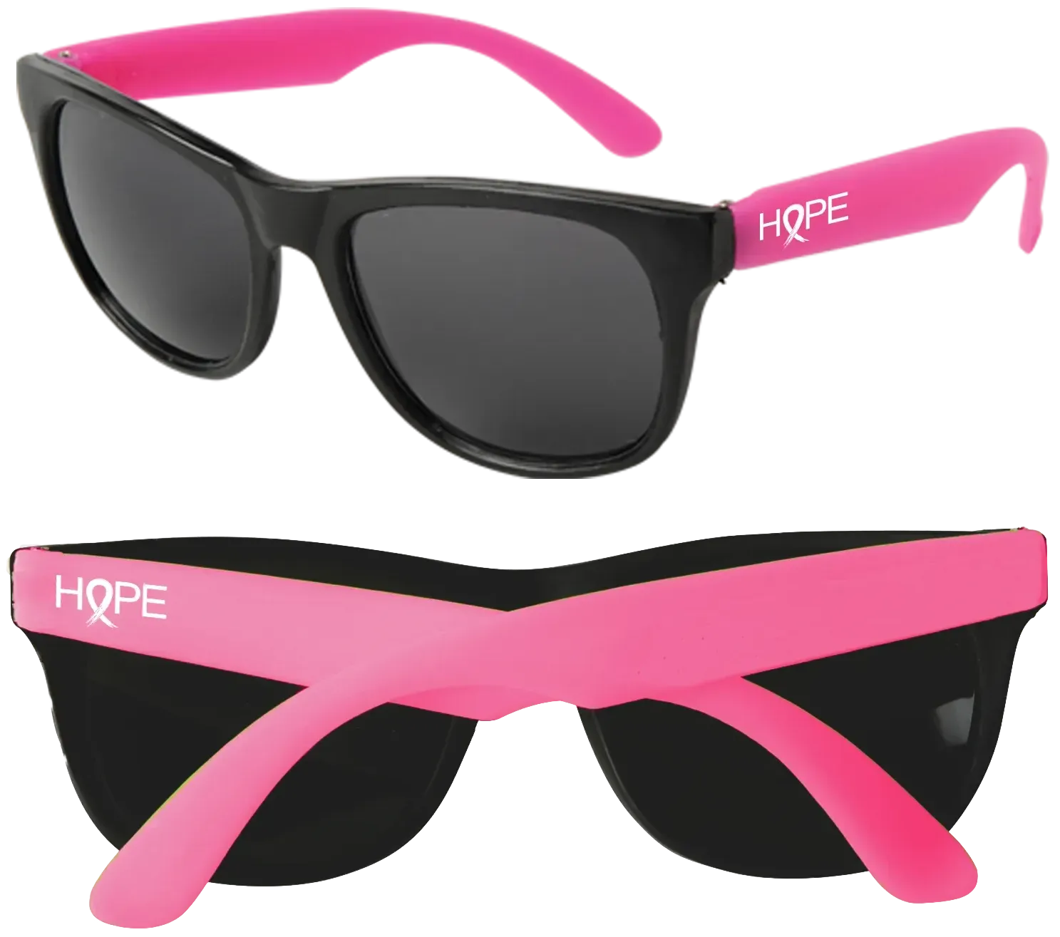 Personalized Neon Sunglasses - Black Frame