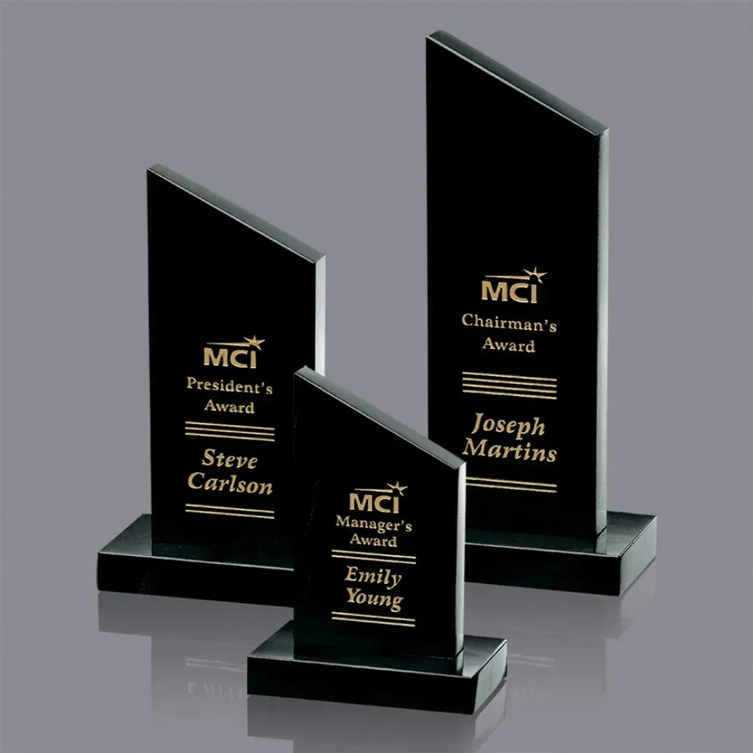 Custom Newport Marble Award, 1 Colorfill, 3 Sizes available