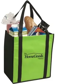 Custom Non-Woven Two-Tone Grocery Tote