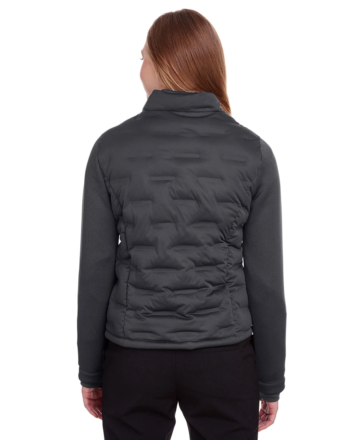 North End Ladies' Loft Pioneer Hybrid Bomber Jacket