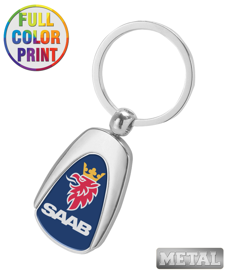 Novelty Metal Keychain with Distinct Shape