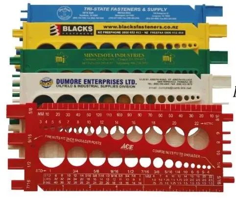 Customized Nut & Bolt Gauge