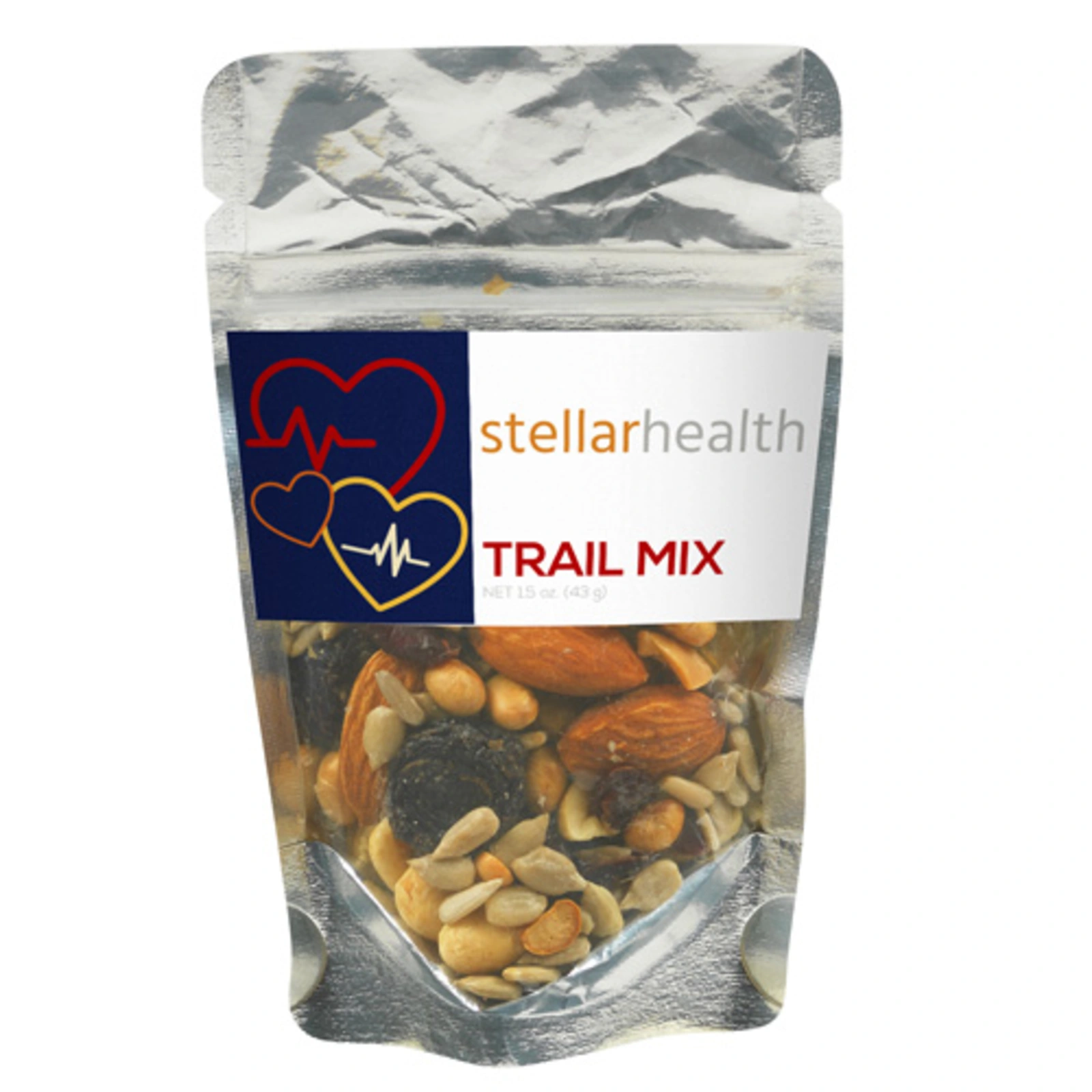 Nutrient-Packed Clear Snack Pouches