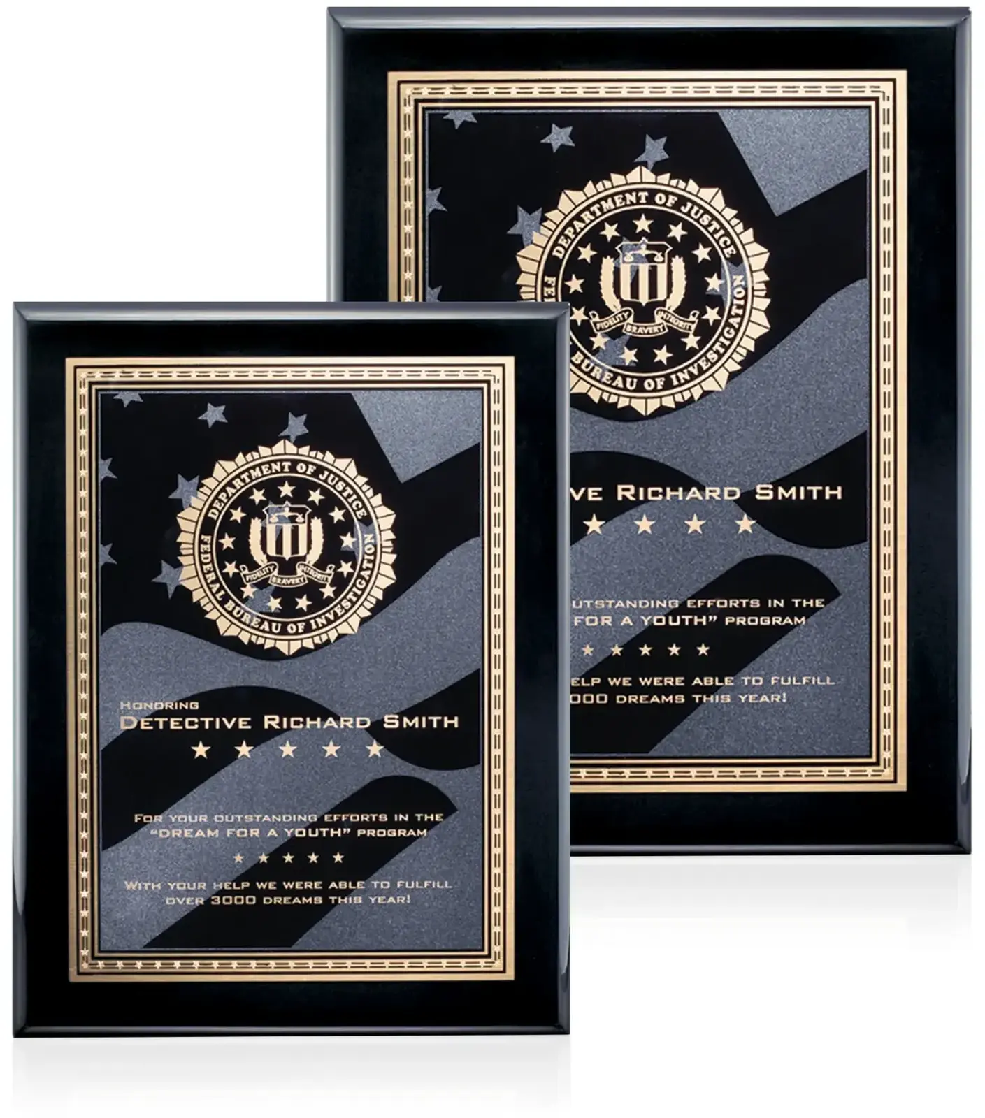 Oakleigh Stars & Stripes Plaque