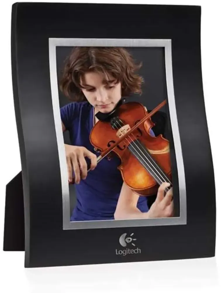 Ebony Wood-Finish Promotional Desk Frame