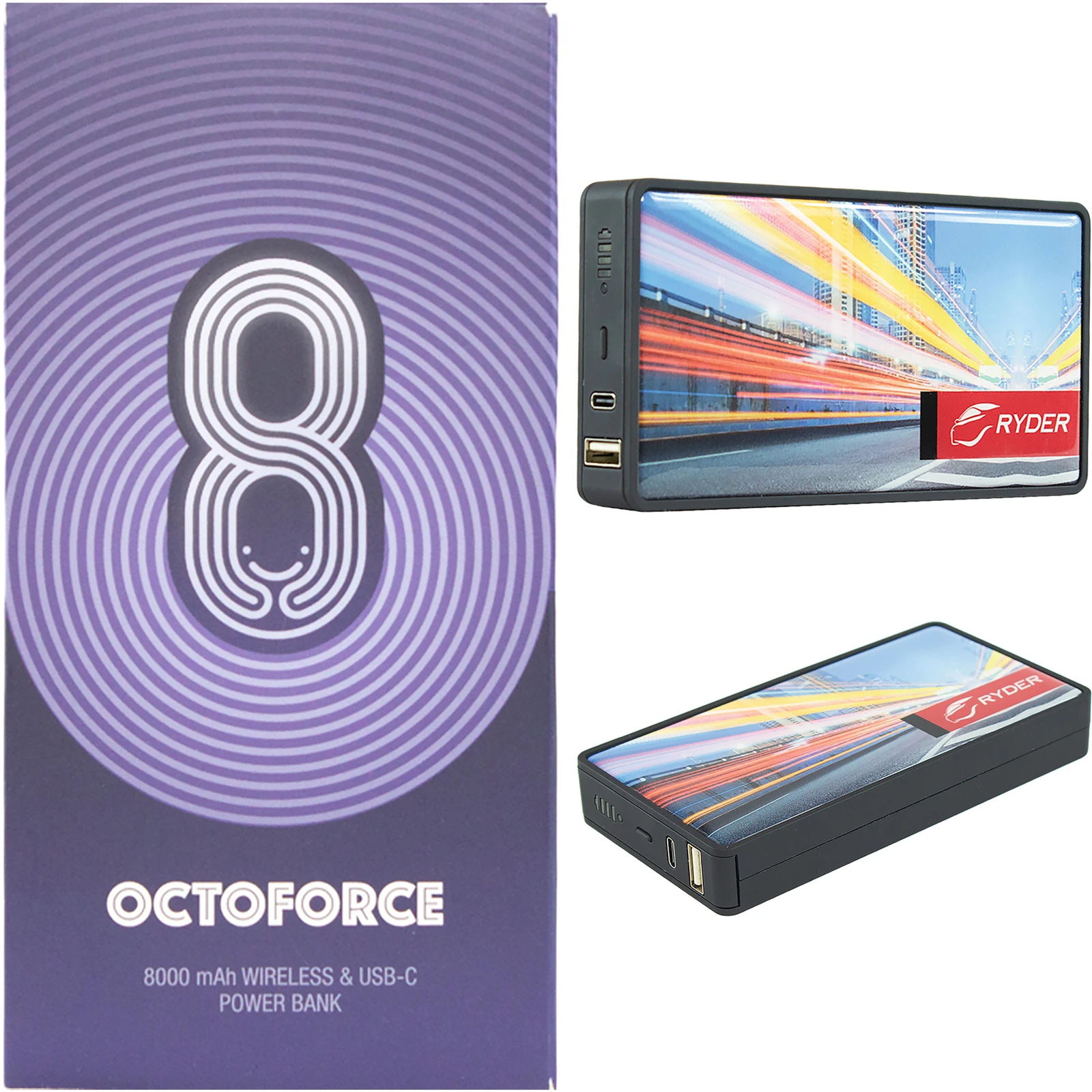 Octoforce 2.0™ 8000mAh Wireless Power Bank