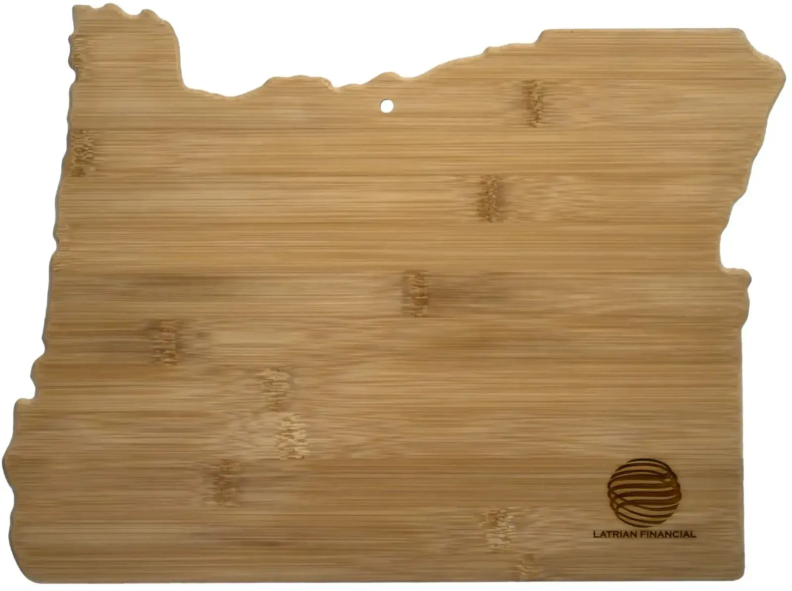 Oregon Shape Bamboo Cutting Board