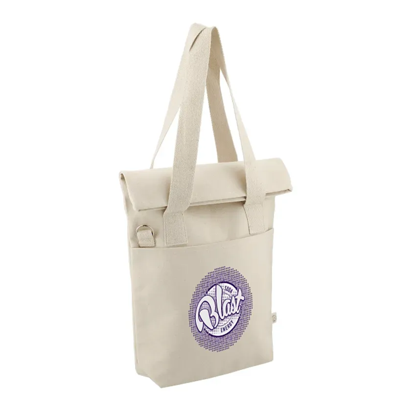 Custom Organic Cotton Commuter Tote