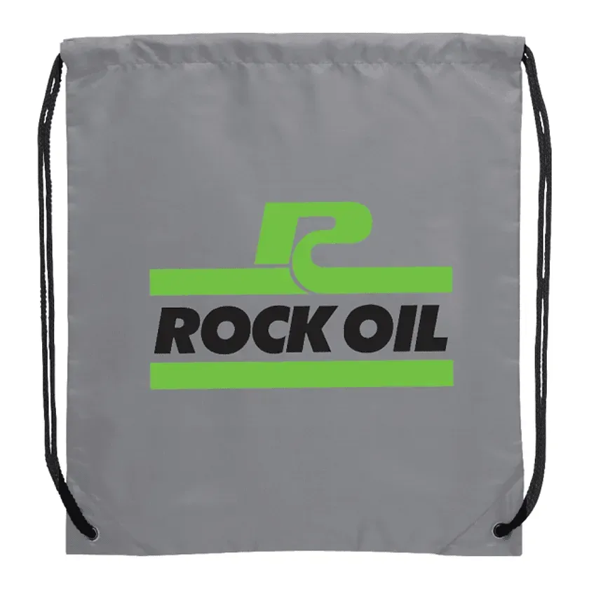 Custom Oriole Drawstring Bag - 210D Polyester