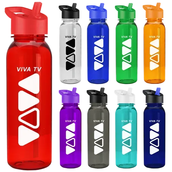 Outdoorsman Tritan® Bottle with Flip-Straw Lid (24 oz.)