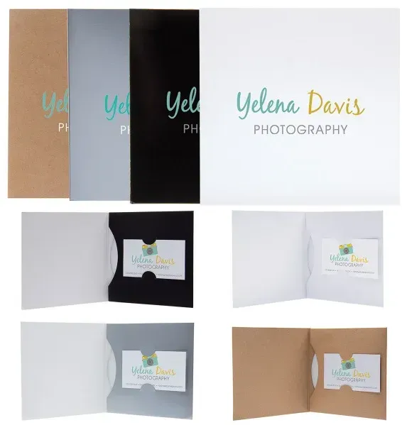 Paper CD/DVD Business Card Folio