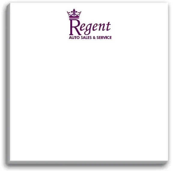 Paper Note Pad 3 x 3, 25 pages, w/ magnet