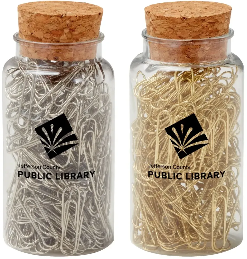 Promotional Paperclips in Jar