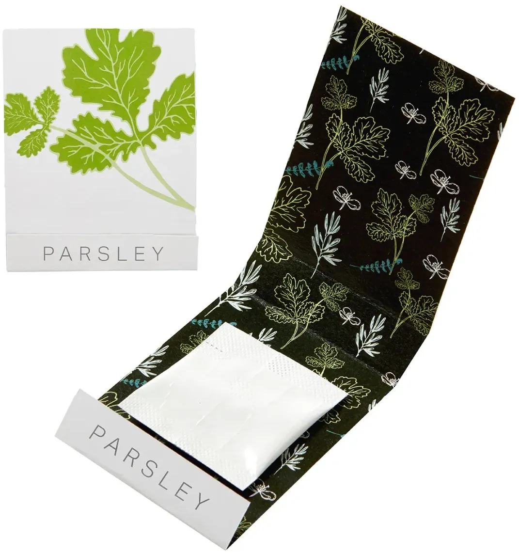 Logo Parsley Seed Matchbook