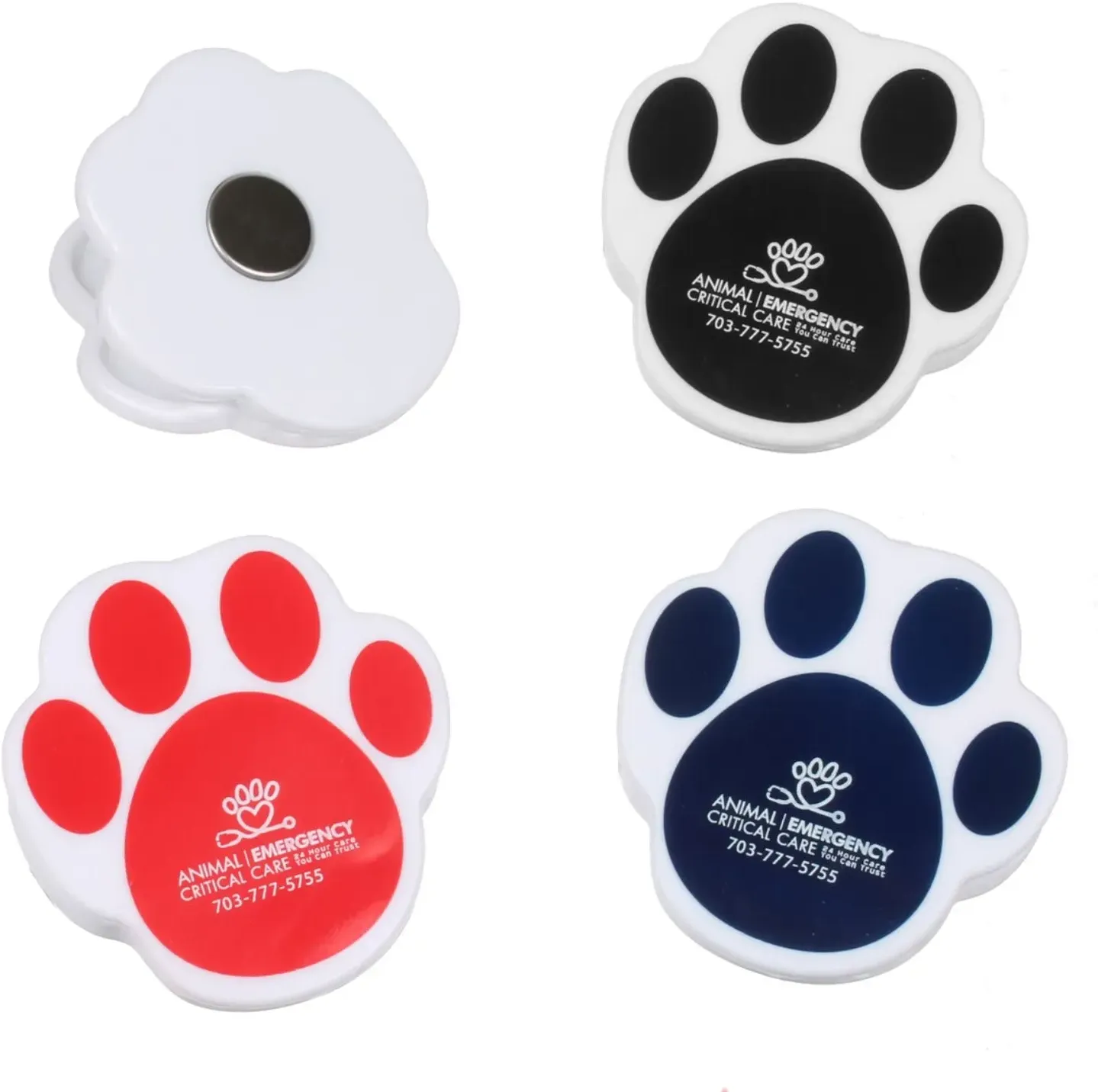 Custom Paw Print Clip