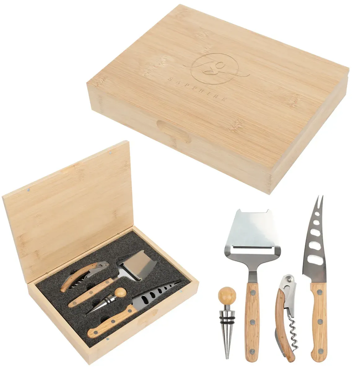 Perfect Pairing Wine & Cheese Knife Set