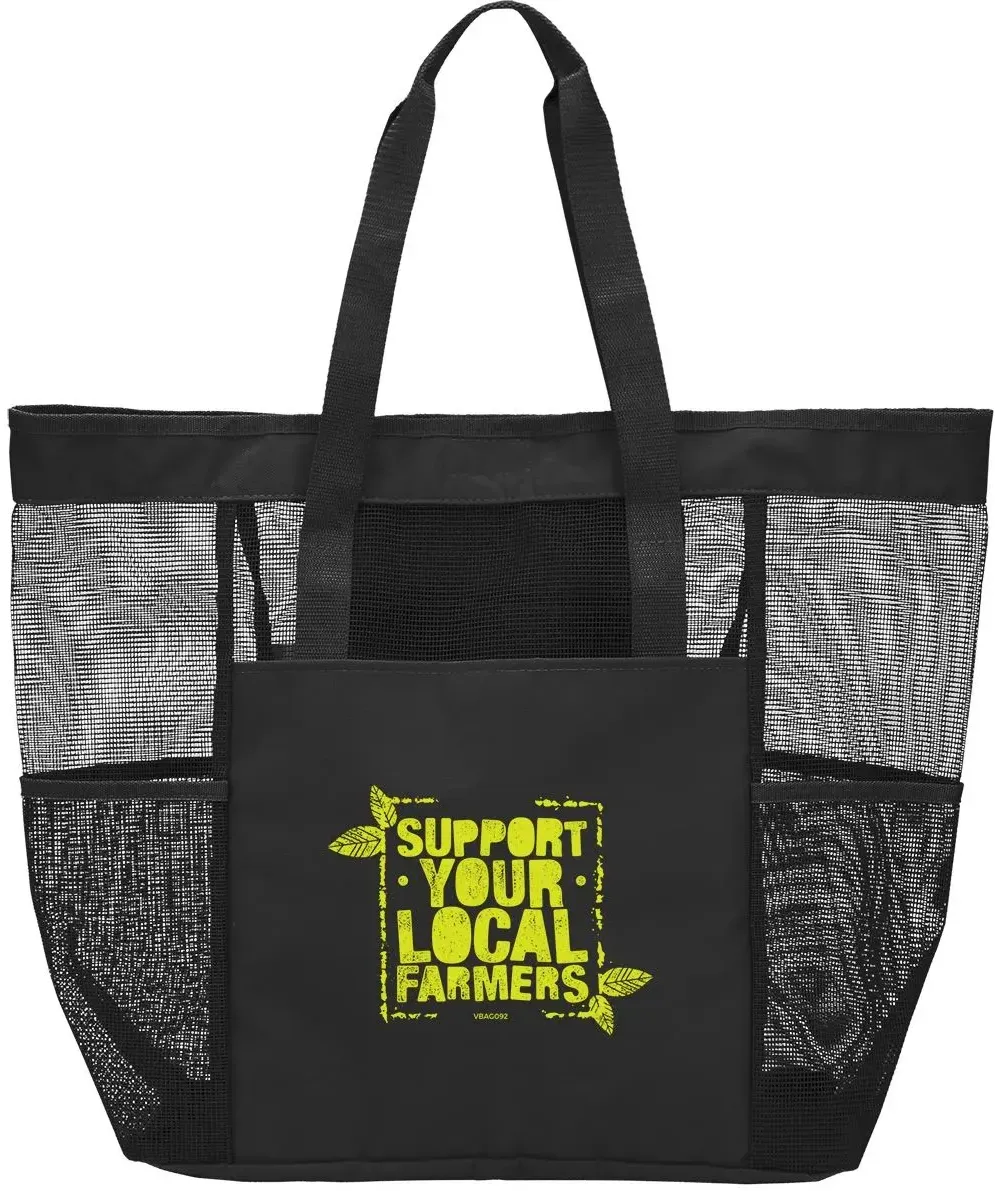Personalized Mesh Tote Bag