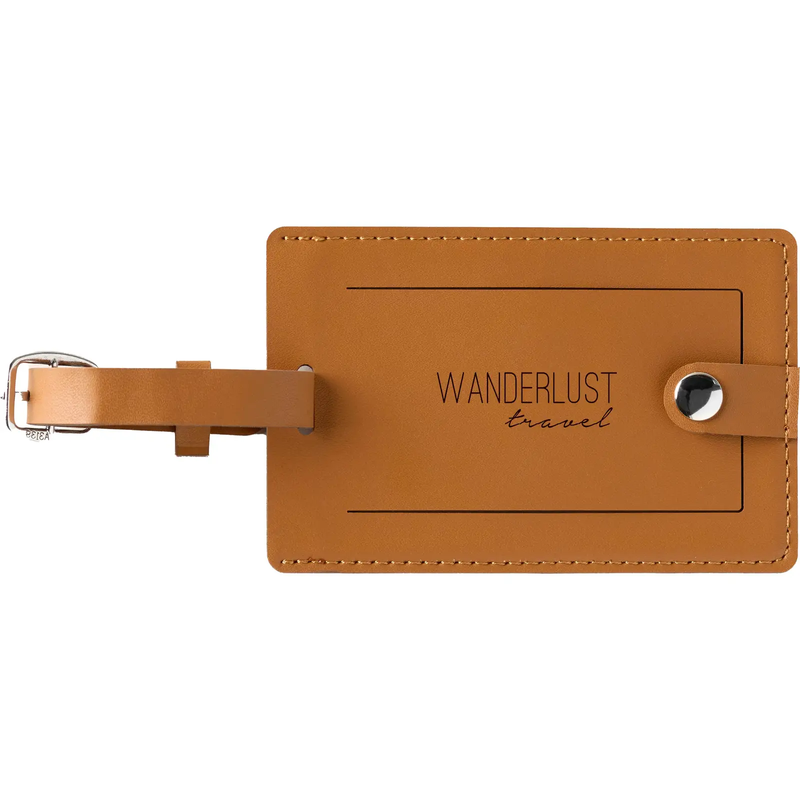 Pineapple Leather Luggage Tag